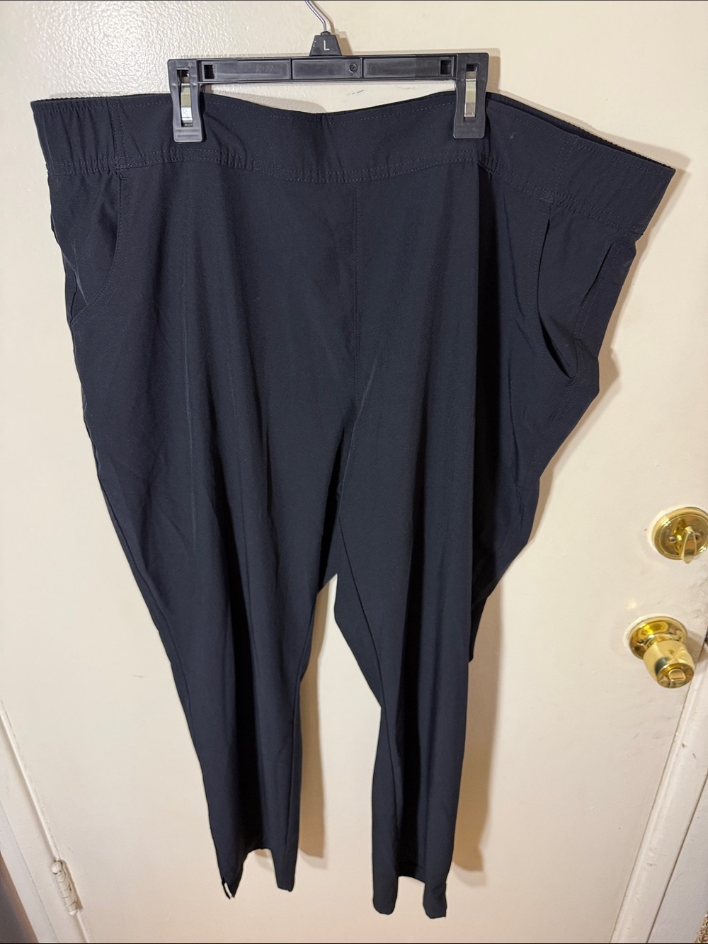 Women's Black Stretch Ponte Pants